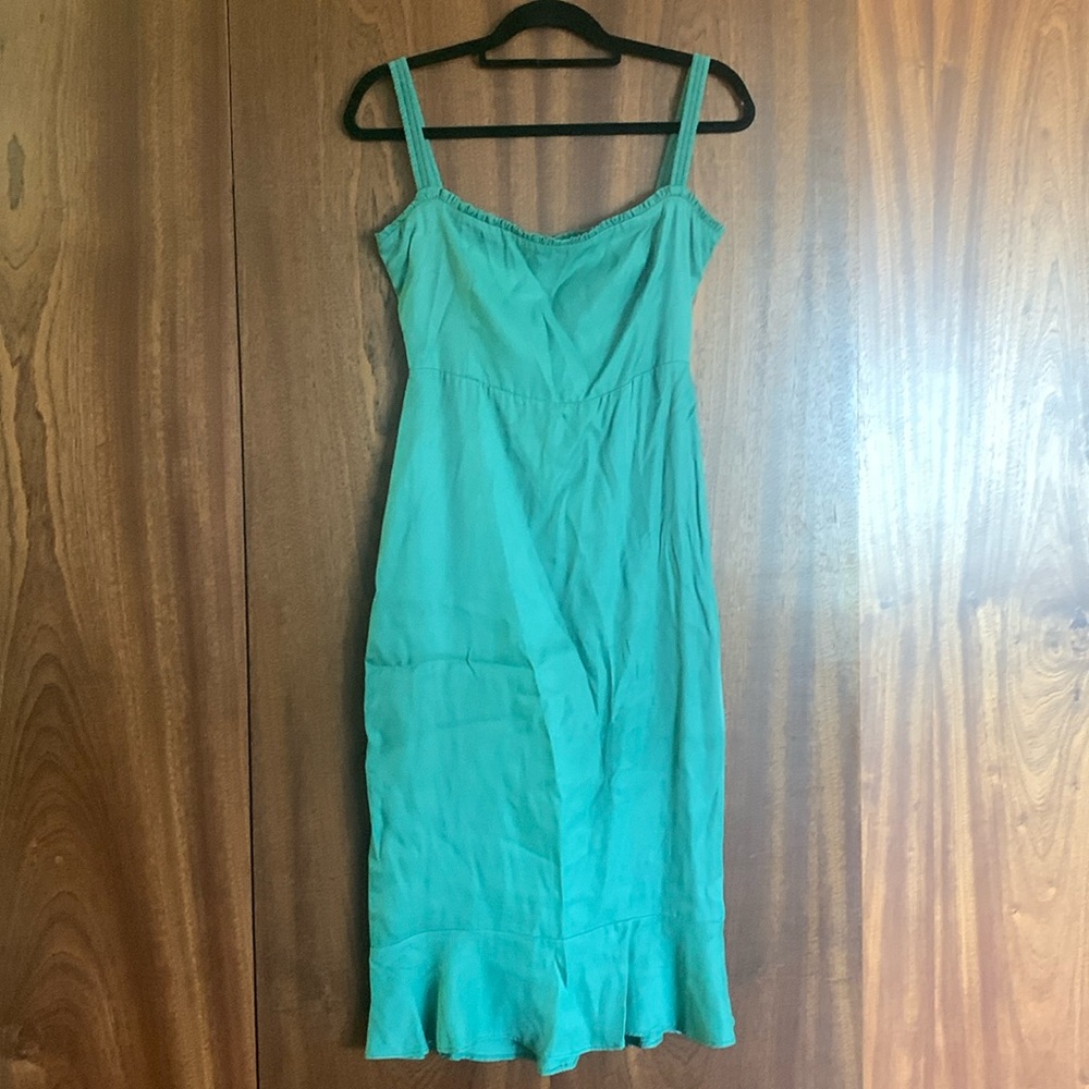 Lady Pipa Green Fitted Dress